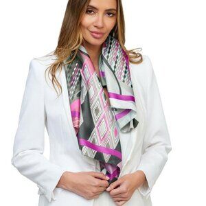 NWT Pia Rossini Carina Pink Scarf